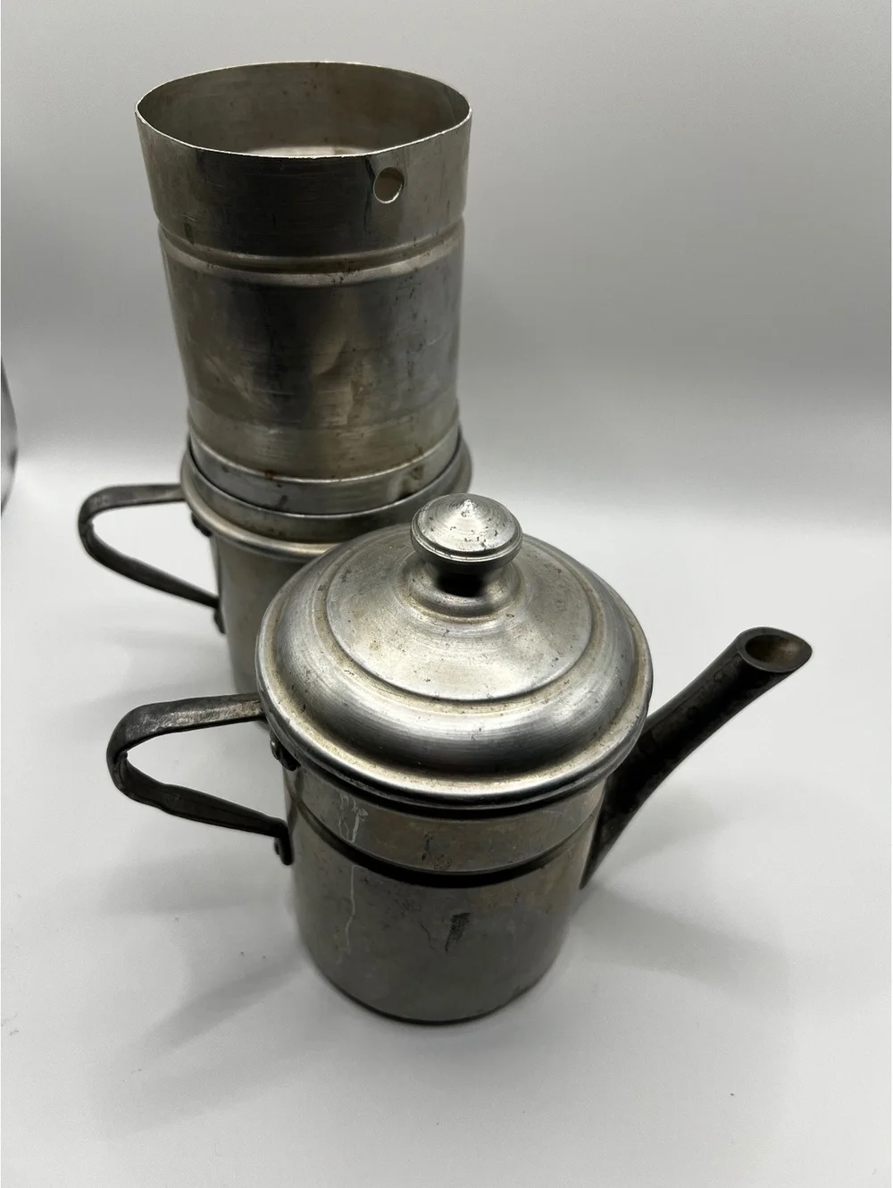 Vintage Stainless Steel Single Cup Espresso Maker Made in Italy [COPY]